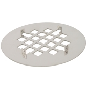 Oatey 4-1/4" Stainless Steel Round Snap-Tite Strainer for Oatey Shower Drains - Image 2