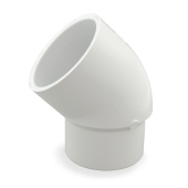 Spears 4" PVC (Sch. 40) 45&deg; Street Elbow - Image 1