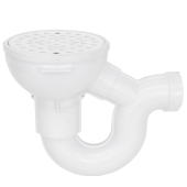 Oatey Integral Trap PVC Floor Drain, 2" PVC Hub - Image 1