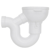 Oatey Integral Trap PVC Floor Drain, 2" PVC Hub - Image 4