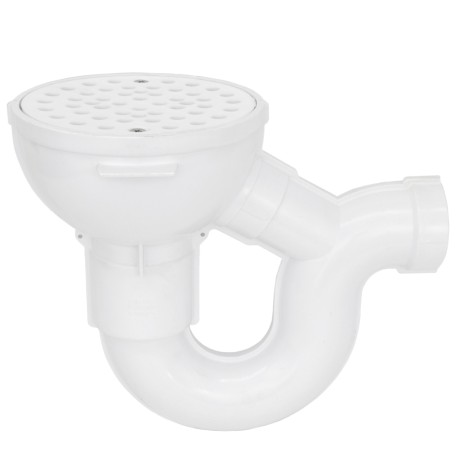 Oatey Integral Trap PVC Floor Drain, 2" PVC Hub