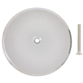 Oatey 5" dia. Stainless Steel Cleanout Cover Plate w/ Screw - Image 2