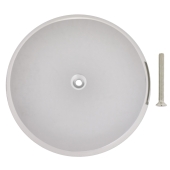 Oatey 6" dia. Stainless Steel Cleanout Cover Plate w/ Screw - Image 2