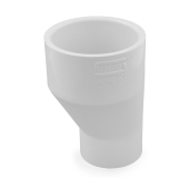 Spears 3" x 2" PVC (Sch. 40) Eccentric Reducing Coupling - Image 2