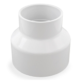 Spears 6" x 4" PVC (Sch. 40) Reducing Coupling - Image 1