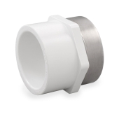 Spears 2" PVC (Sch. 40) Socket x FIP Adapter, Special Reinforced - Image 1