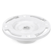 Oatey 3" Inside Fit, Fast Set One-Piece PVC Closet Flange w/ Knockout Test Cap - Image 1