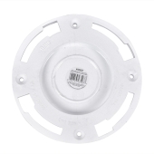 Oatey 3" Inside Fit, Fast Set One-Piece PVC Closet Flange w/ Knockout Test Cap - Image 3