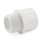 Spears 1-1/4" PVC (Sch. 40) MIP x Socket Adapter - Image 1