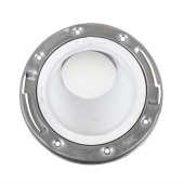 Oatey 3" Hub x 4" Inside Fit, Offset PVC Closet Flange w/ St. Steel Ring - Image 2