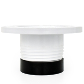 Oatey 4" Inside Pipe (Cast Iron Only), Twist-N-Set One-Piece PVC Closet Flange - Image 2