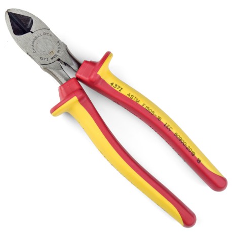 Channellock 437I Channellock 7" Lap Joint Diagonal Cutting Plier w/ 1000V Insulated Grip