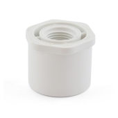 Spears 1-1/4" x 1/2" PVC (Sch. 40) Spigot x FIP Bushing - Image 1
