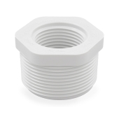 Spears 1-1/2" x 1" PVC (Sch. 40) MIP x FIP Bushing - Image 1
