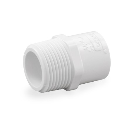 1" x 3/4" PVC (Sch. 40) MIP x Socket Adapter Spears