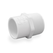 1-1/4" x 1" PVC (Sch. 40) MIP x Socket Adapter Spears