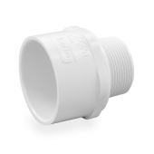 1-1/2" x 2" PVC (Sch. 40) MIP x Socket Adapter Spears