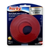 Korky Replacement Flush Valve Seal for select AquaSource, Glacier Bay, Amercian Standard and Mansfield models - Image 2