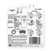 Korky Replacement Flush Valve Seal for select AquaSource, Glacier Bay, Amercian Standard and Mansfield models - Image 3