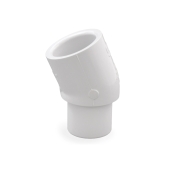 Spears 1" PVC (Sch. 40) 22.5° Street Elbow - Image 2