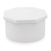 Spears 4" PVC (Sch. 40) Plug (Spigot) - Image 2