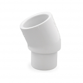 1-1/4" PVC (Sch. 40) 22.5&deg; Street Elbow Spears