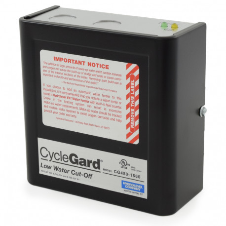 CycleGard CG450-1560, Steam Primary Low Water Cut-Off w/ Auto Reset, 120V Hydrolevel