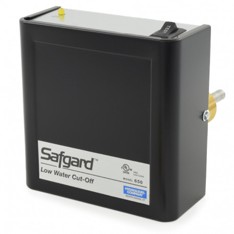 Safgard 650, Low Water Cut-Off w/ Auto Reset & Test Button, 120V Hydrolevel