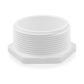 Spears 3" PVC (Sch. 40) Threaded Plug (MIP) - Image 2