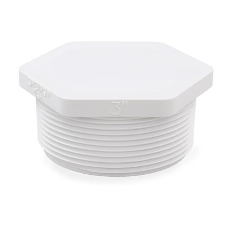 Spears 3" PVC (Sch. 40) Threaded Plug (MIP)