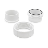 Spears 2-1/2" PVC (Sch. 40) Socket Union w/ Buna-N O-ring - Image 2