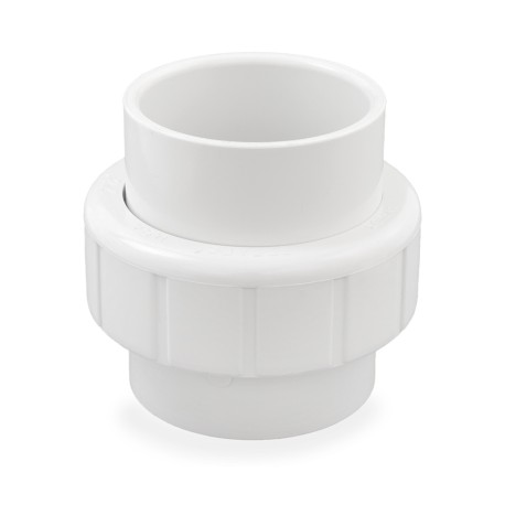 Spears 2-1/2" PVC (Sch. 40) Socket Union w/ Buna-N O-ring