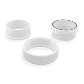 Spears 4" PVC (Sch. 40) Socket Union w/ Buna-N O-ring - Image 2