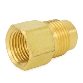 Everhot 5/8" Flare x 1/2" Female NPT Threaded Brass Adapter - Image 2