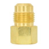Everhot 5/8" Flare x 1/2" Female NPT Threaded Brass Adapter - Image 3