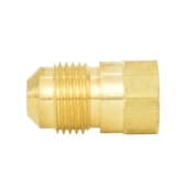 Everhot 3/8" Flare x 1/4" Female NPT Threaded Brass Adapter - Image 4