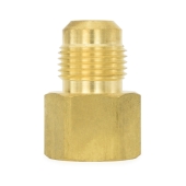 Everhot 1/2" Flare x 1/2" Female NPT Threaded Brass Adapter - Image 3
