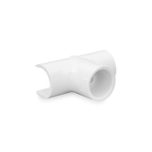 Spears 1/2" PVC Pipe x 1/2" Socket, Snap-On Saddle Tee, Sch 40 - Image 2