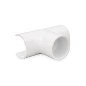 Spears 1" PVC Pipe x 1" Socket, Snap-On Saddle Tee, Sch 40 - Image 2