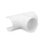 Spears 1-1/4" PVC Pipe x 1-1/4" Socket, Snap-On Saddle Tee, Sch 40 - Image 2