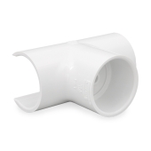 Spears 1-1/2" PVC Pipe x 1-1/2" Socket, Snap-On Saddle Tee, Sch 40 - Image 2