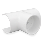 Spears 2" PVC Pipe x 2" Socket, Snap-On Saddle Tee, Sch 40 - Image 2