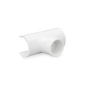 Spears 3/4" PVC Pipe x 1/2" Socket, Snap-On Saddle Tee, Sch 40 - Image 2