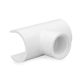 Spears 1" PVC Pipe x 3/4" FIP Threaded, Snap-On Saddle Tee, Sch 40 - Image 2