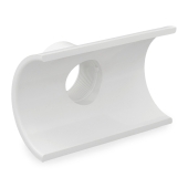 Spears 3" PVC Pipe x 1-1/2" FIP Threaded, Clamp-On Saddle Tee, Sch 40 - Image 3