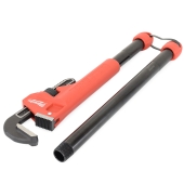 Cheater Steel Adjustable (10"/18"/24") Pipe Wrench, 2-7/8" Jaw Capacity Milwaukee