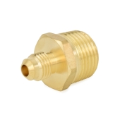 1/4" Flare x 1/2" Male NPT Threaded Brass Adapter Everhot