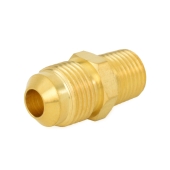 3/8" Flare x 1/4" Male NPT Threaded Brass Adapter Everhot