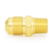 3/8" Flare x 1/4" Male NPT Threaded Brass Adapter Everhot