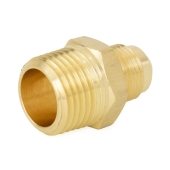 3/8" Flare x 1/2" Male NPT Threaded Brass Adapter Everhot